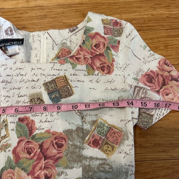 Vintage My Michelle Tapestry Dress size 5/6 - Picture 6 of 6